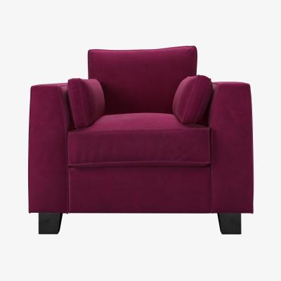 Sofa.com Bowie Armchair in Persian Rose Smart Velvet