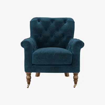 Sofa.com Poppy Armchair in Mineral Mist Speckled Chenille