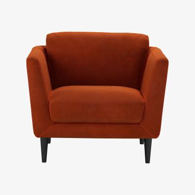 Sofa.com Holly Armchair in Brick Aquaclean Clever Velvet