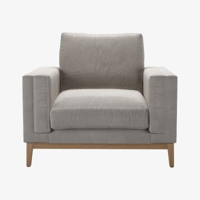 Sofa.com Costello  Armchair in Nimbus Aquaclean Clever Velvet