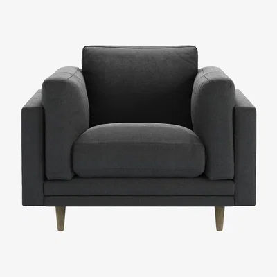 Sofa.com Marco Armchair in Arctic Seal Easy Cotton