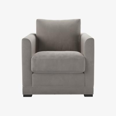 Sofa.com Aissa Armchair in Nimbus Aquaclean Clever Velvet