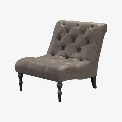 Sofa.com Claude Armchair in Basalt Grain Leather - sofa.com