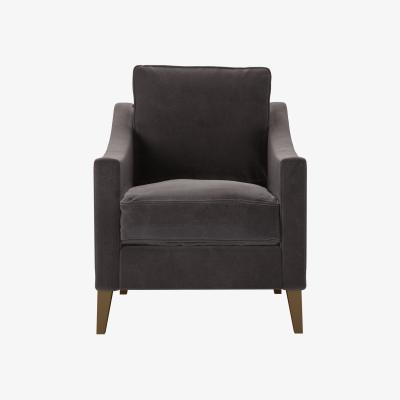 Sofa.com Iggy Armchair in Shale Aquaclean Clever Velvet