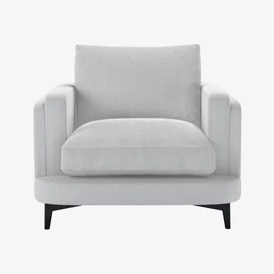 Sofa.com Boston Squared Arm Armchair in Persian Rose Smart Velvet