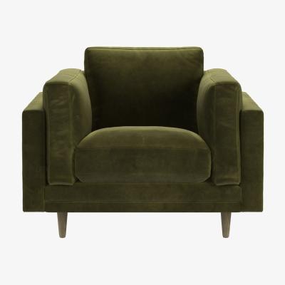 Sofa.com Marco Armchair in Meadow Smart Velvet