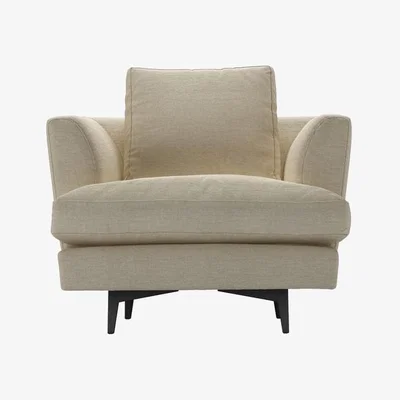 Sofa.com Larsen Armchair in Pampas Hygge Smart Linen