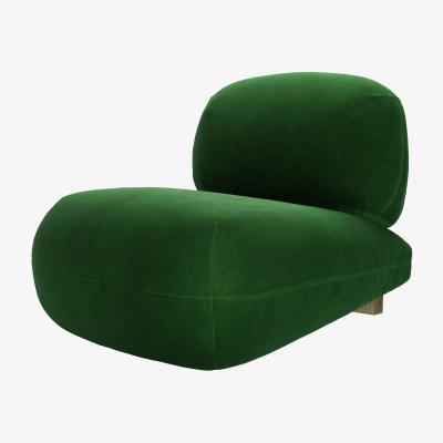 Sofa.com Seattle Armchair in Putting Green Aquaclean Clever Velvet