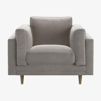 Sofa.com Marco Armchair in Nimbus Aquaclean Clever Velvet