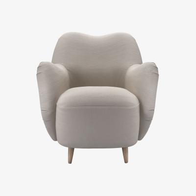 Sofa.com Nearly New Ginger Armchair in Stone Brushed Linen Cotton - sofa.com