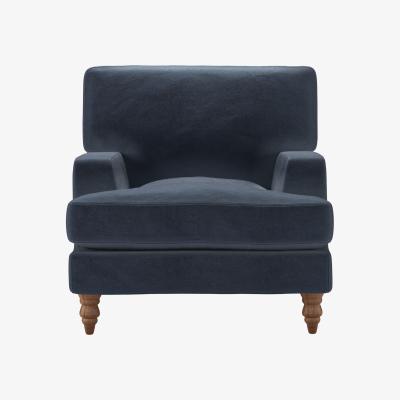 Sofa.com Isla Armchair in Skyfall Cotton Matt Velvet