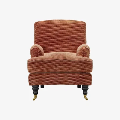 Sofa.com Bluebell Small Armchair in Pomegranate Bubble Velvet