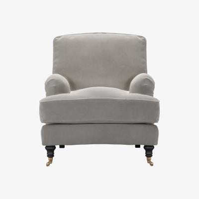 Sofa.com Bluebell Armchair in Nimbus Aquaclean Clever Velvet