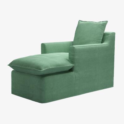 Sofa.com Anders Chaise Armchair in Celadon Easy Cotton
