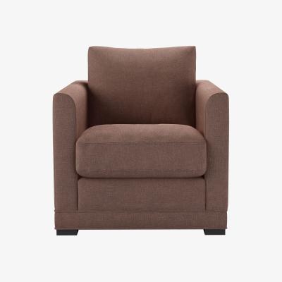 Sofa.com Aissa Armchair in Pinot Noir Norfolk Cotton
