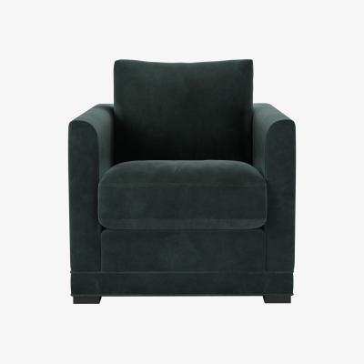Sofa.com Aissa Armchair in Smokey Green Cashmere Velvet