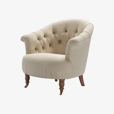 Sofa.com Bertie Armchair in Moon Smart Cotton - sofa.com