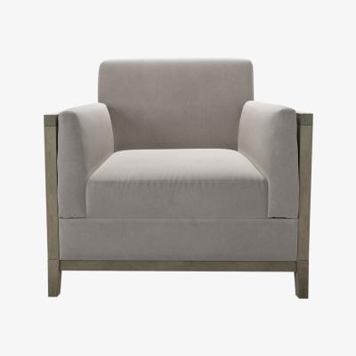 Sofa.com Chester Armchair in Nimbus Aquaclean Clever Velvet