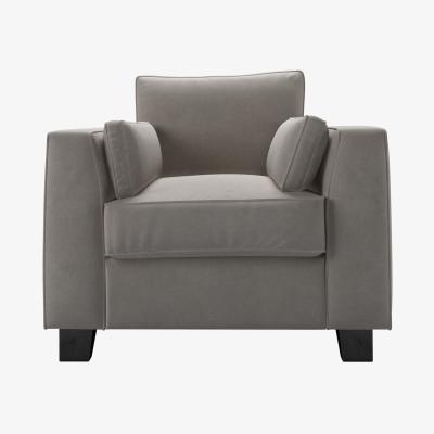 Sofa.com Bowie Armchair in Nimbus Aquaclean Clever Velvet