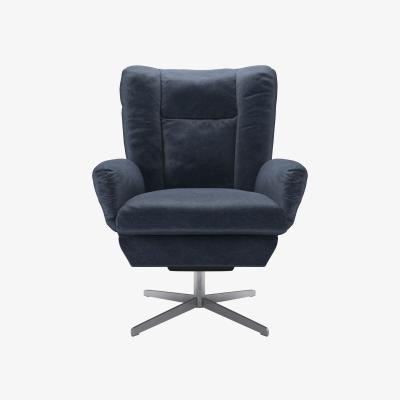 Sofa.com Ellora Swivel Armchair in Armour Smart Velvet