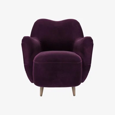 Sofa.com Ginger Armchair in Damson Smart Velvet