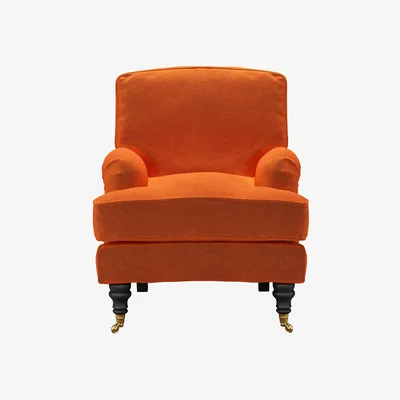 Sofa.com Bluebell Small Armchair in Paprika Smart Velvet - sofa.com