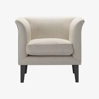 Sofa.com Fingal Armchair in Canvas Pure Belgian Linen - sofa.com