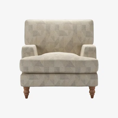 Sofa.com Isla Armchair in Sandstorm Pyramid Textured Weave - sofa.com