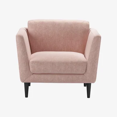 Sofa.com Holly Small Armchair in Pavilion Pink Brushstroke