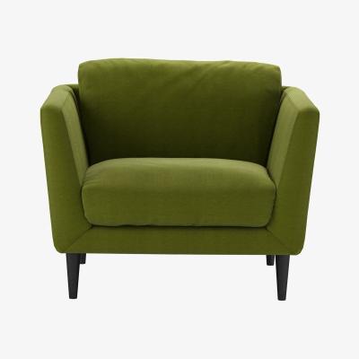 Sofa.com Holly Armchair in Vine Leaf Organic Smart Cotton