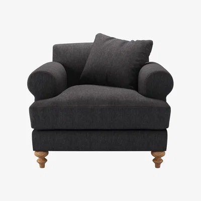 Sofa.com Teddy Armchair in Cadet Soft Chenille