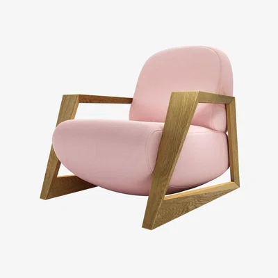 Sofa.com Hockney Armchair in Rhubarb Smart Cotton - sofa.com