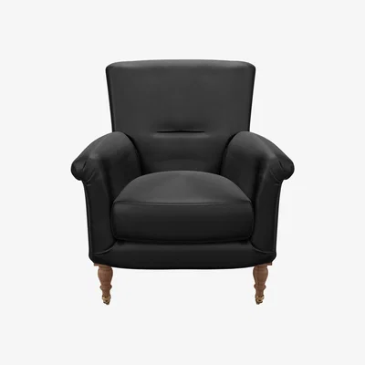 Sofa.com Alderney Armchair in Smoke Soft Leather - sofa.com