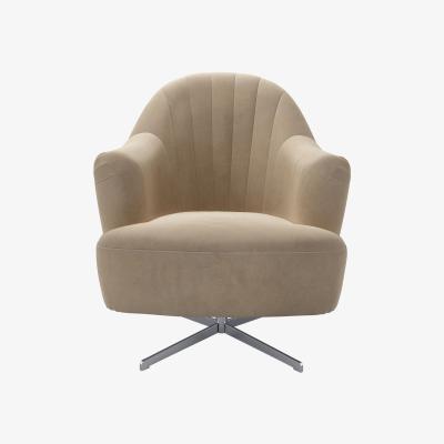 Sofa.com Ariel Armchair in Fawn Aquaclean Clever Velvet