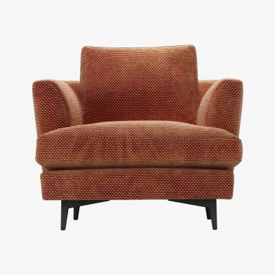 Sofa.com Lars Armchair in Pomegranate Bubble Velvet
