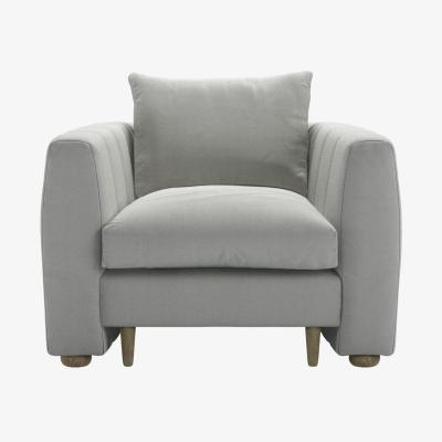 Sofa.com Tiffany Slim Armchair in Wishing Well Organic Smart Cotton