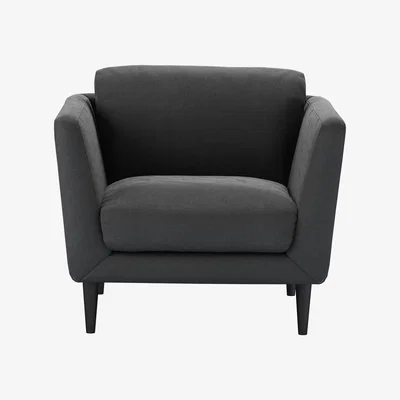 Sofa.com Holly Small Armchair in Arctic Seal Easy Cotton