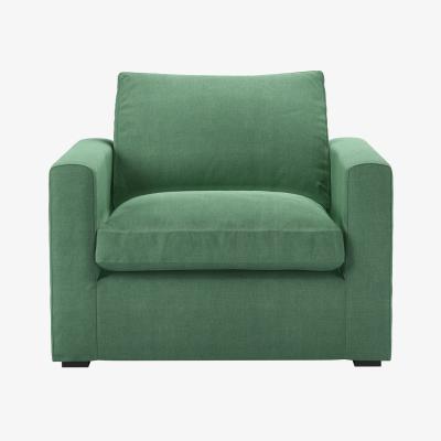 Sofa.com Long Island Slim Small Armchair in Celadon Easy Cotton