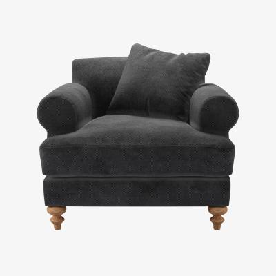 Sofa.com Teddy Armchair in Raven Speckled Chenille