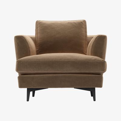 Sofa.com Lars Armchair in Spiced Latte Cotton Matt Velvet