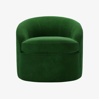 Sofa.com Quinn Armchair in Putting Green Aquaclean Clever Velvet