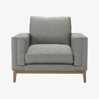 Sofa.com Costello (Plinth) Armchair in Mushroom Heathland Weave - sofa.com