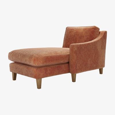 Sofa.com Iggy RHF Chaise Armchair in Pomegranate Bubble Velvet