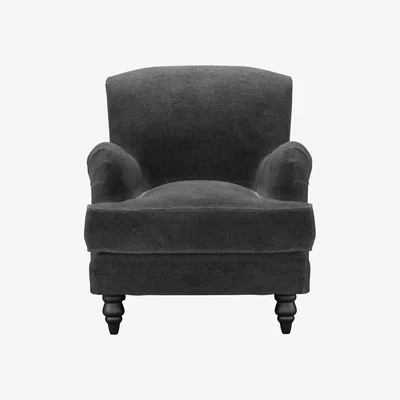 Sofa.com Snowdrop Small Armchair in Raven Speckled Chenille