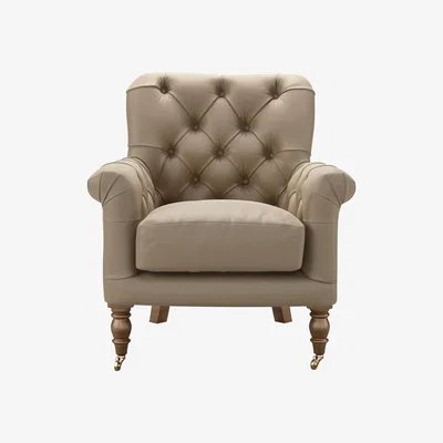 Sofa.com Poppy Armchair in Coconut Soft Leather - sofa.com
