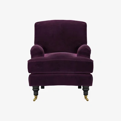 Sofa.com Bluebell Small Armchair in Damson Smart Velvet