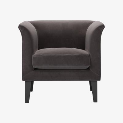 Sofa.com Fingal Armchair in Shale Aquaclean Clever Velvet