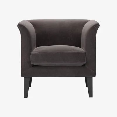 Sofa.com Fingal Armchair in Shale Aquaclean Clever Velvet