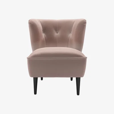 Sofa.com Betty Armchair in Orchid Cotton Matt Velvet - sofa.com
