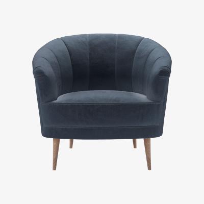Sofa.com Harper Armchair in Skyfall Cotton Matt Velvet